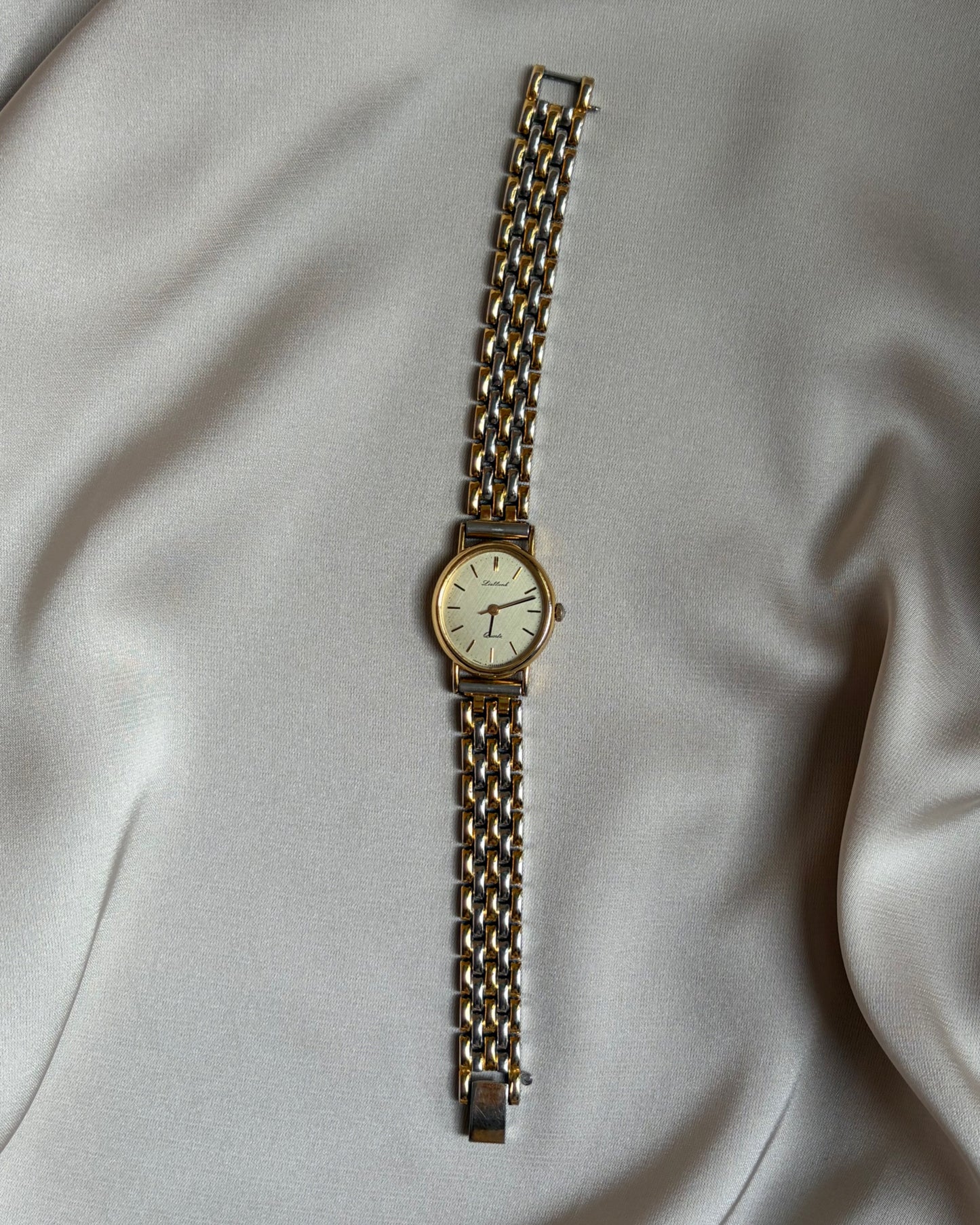 Dual Tone Vintage Orient Woven Watch