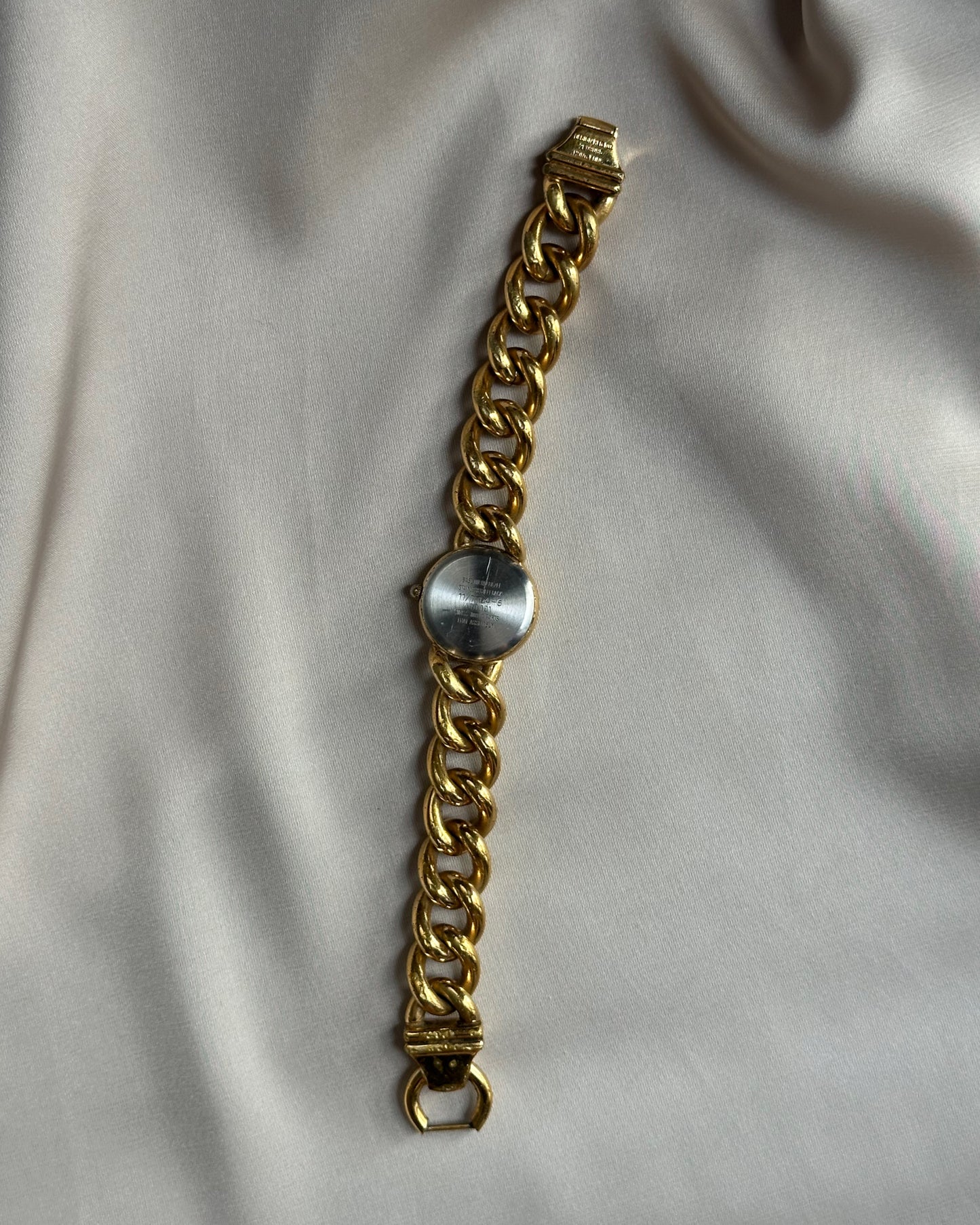Anne Klein II Gilded Gold Chain Watch