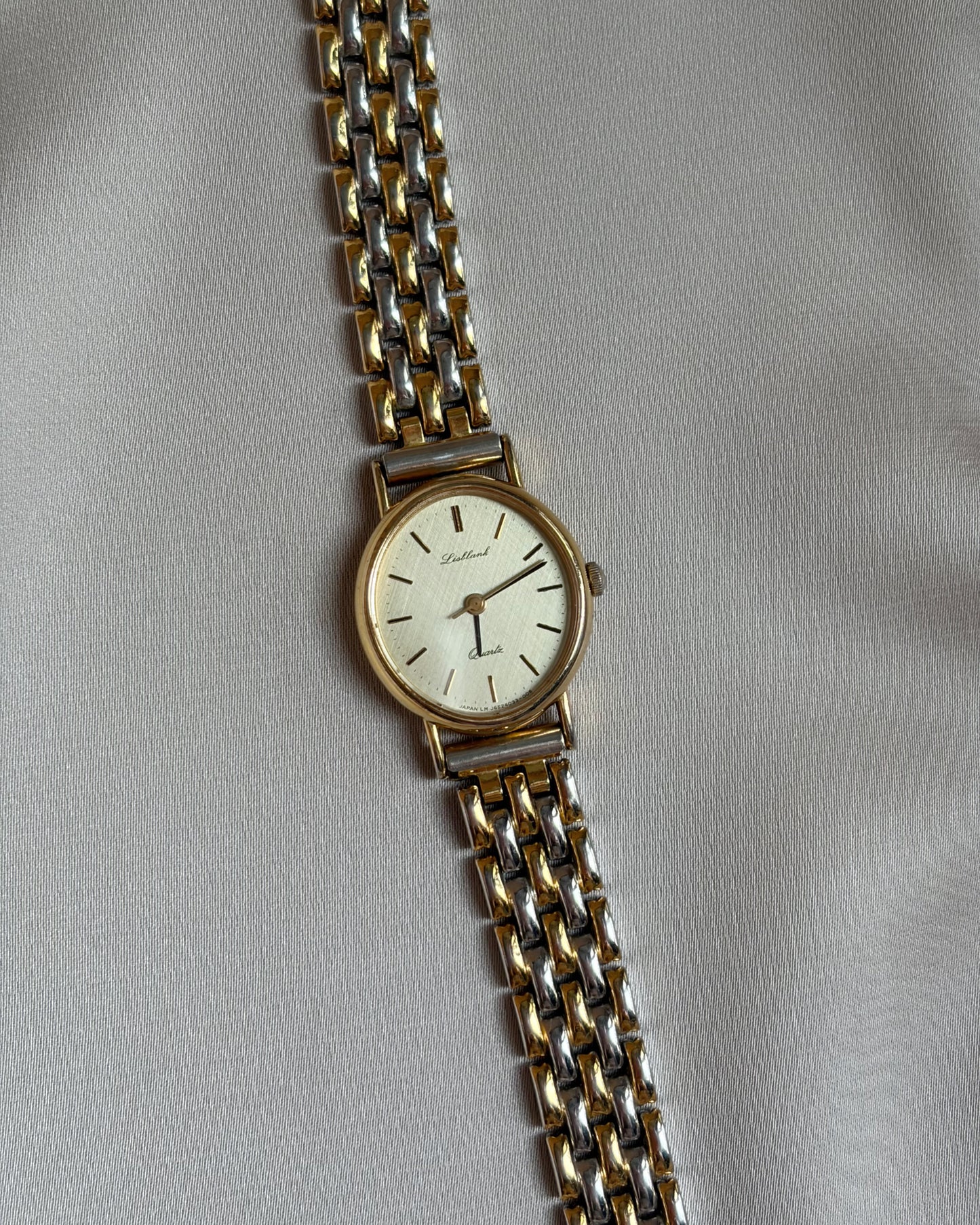 Dual Tone Vintage Orient Woven Watch