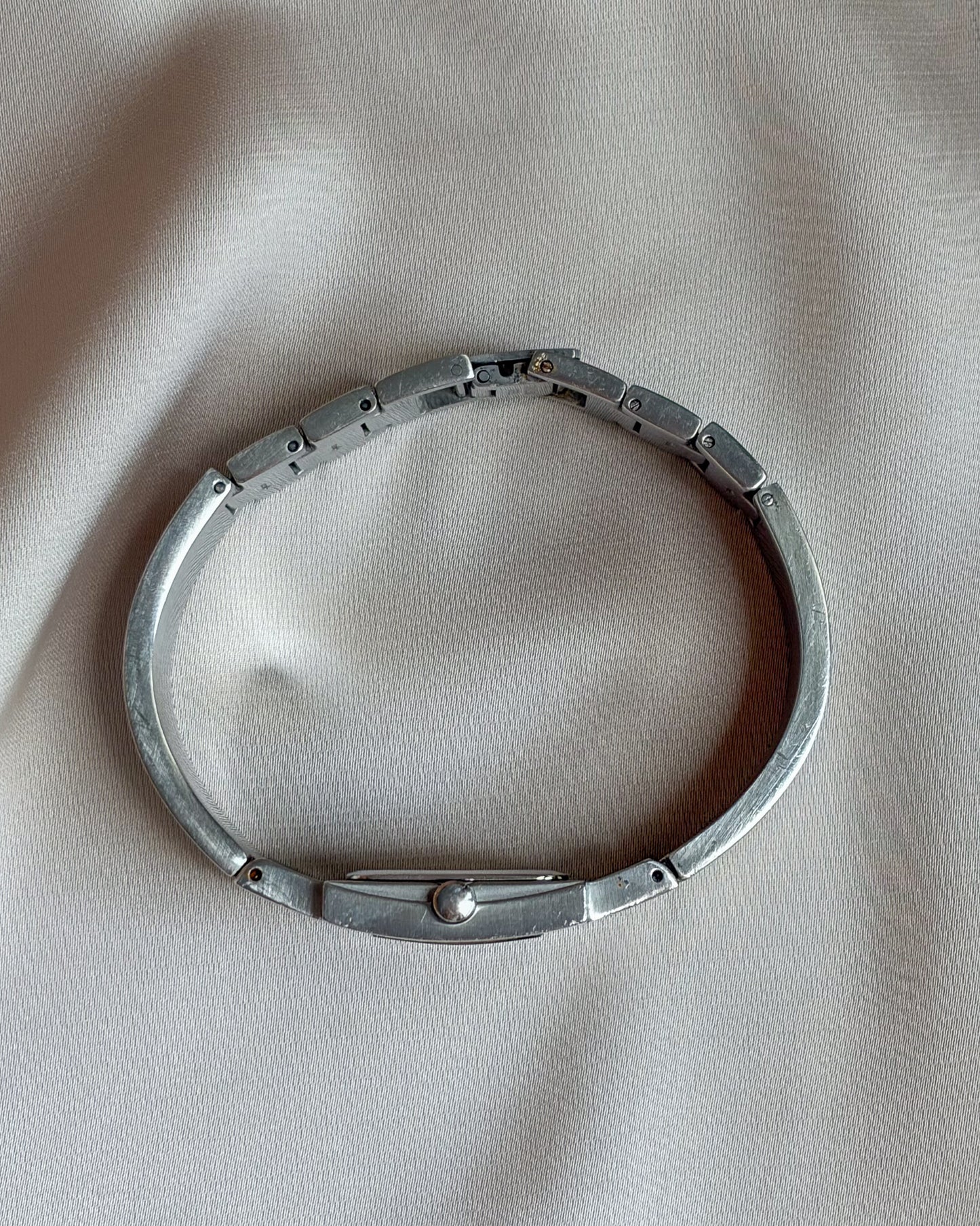 Modernist Steel Cuff Designer Watch