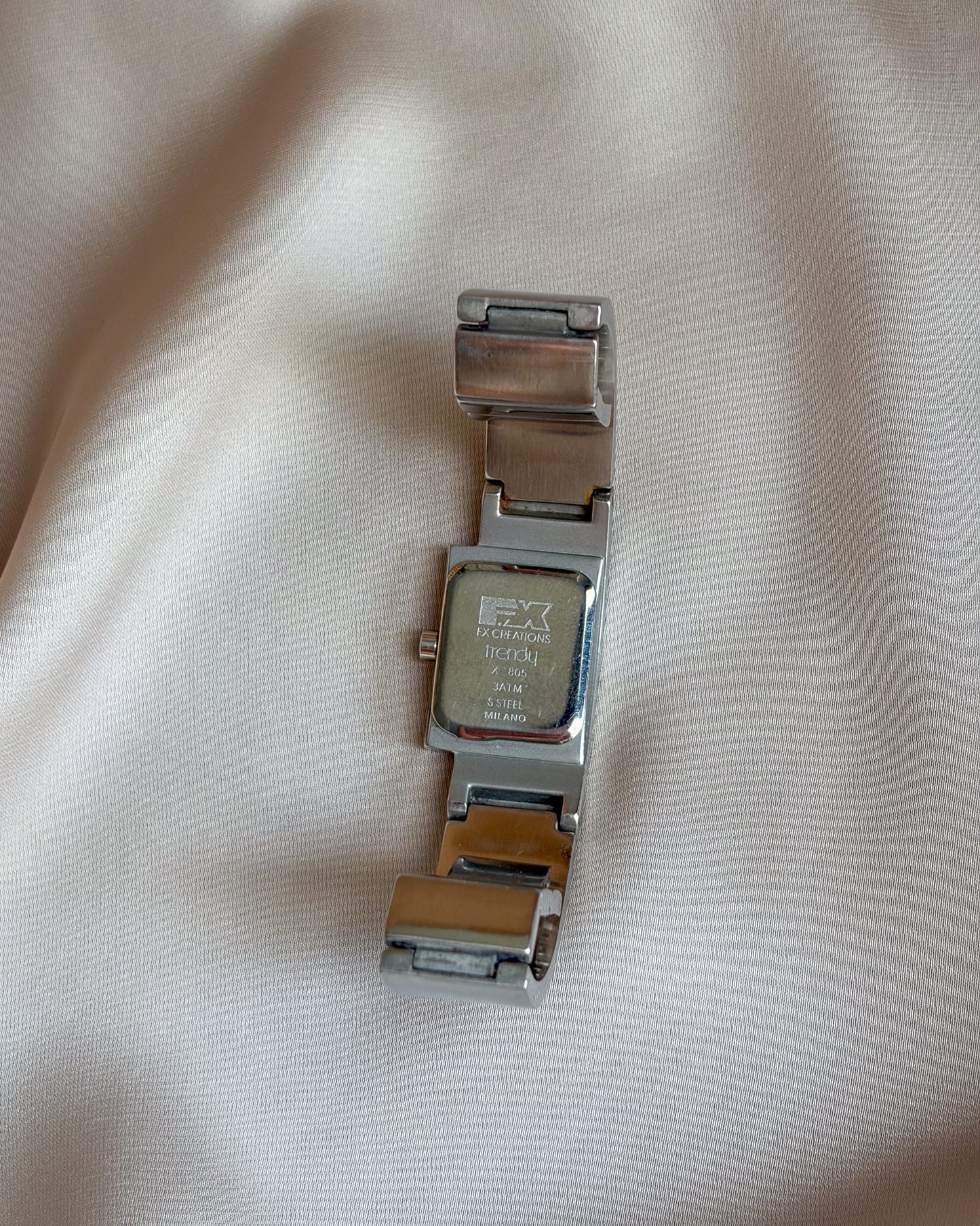 Modernist Steel Cuff Designer Watch