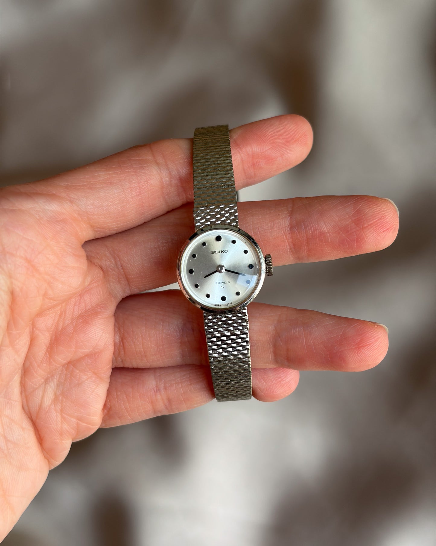70s Seiko Milanese-Style Manual Wind Watch