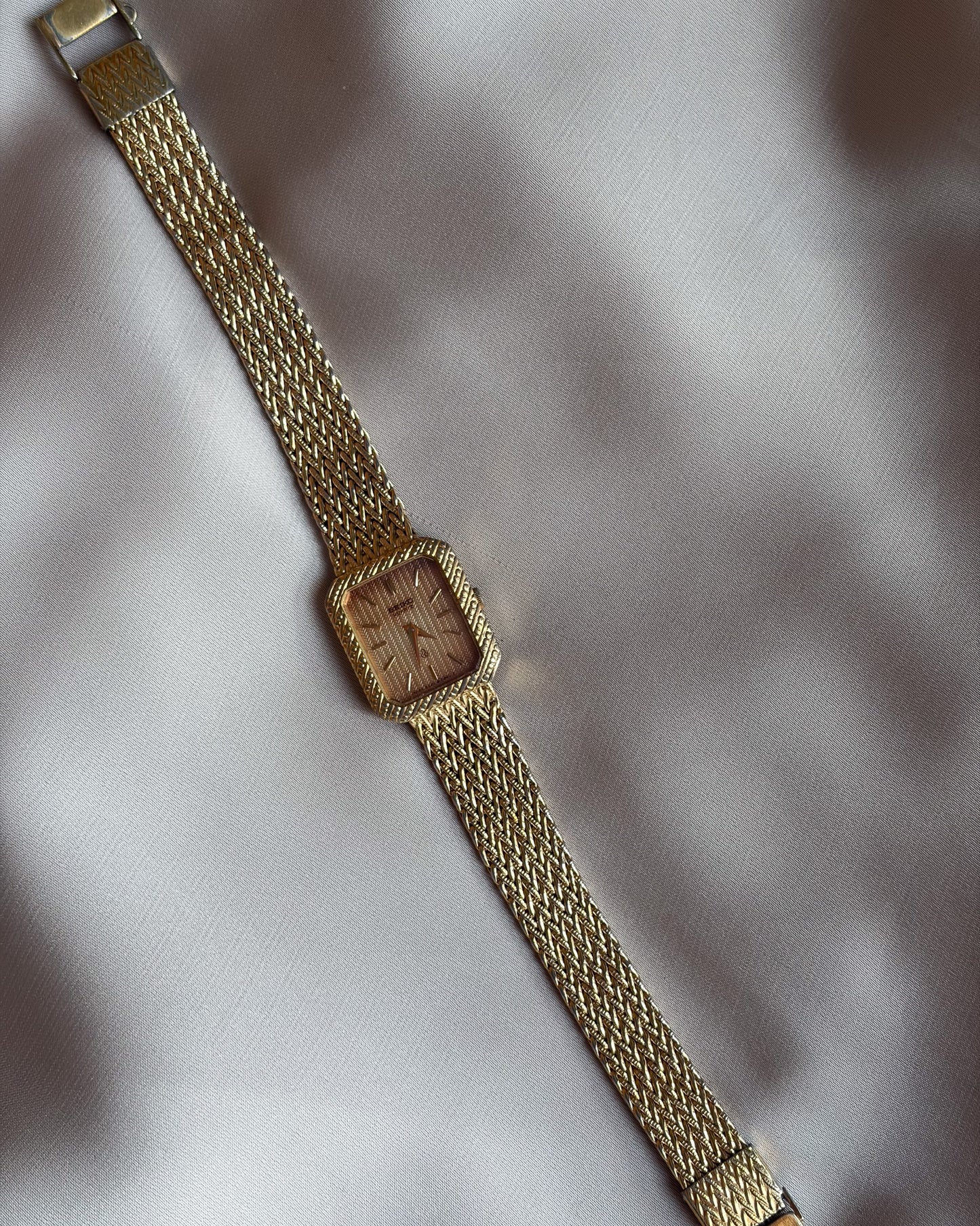 Collector's Pick: One-Of-A-Kind Patina Dial Seiko Tank Watch