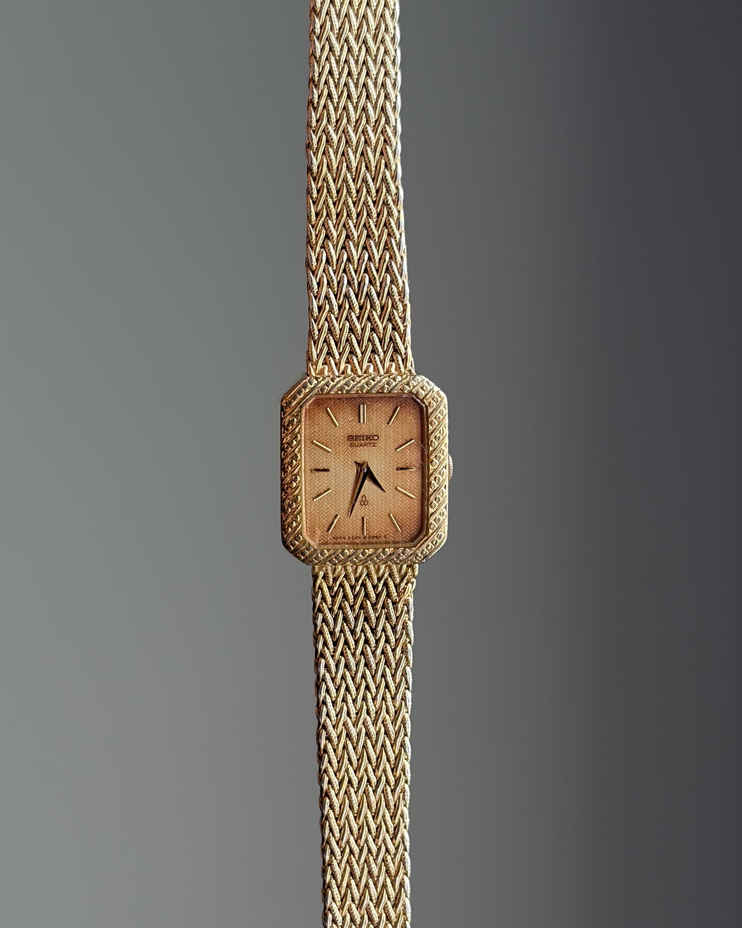Collector's Pick: One-Of-A-Kind Patina Dial Seiko Tank Watch