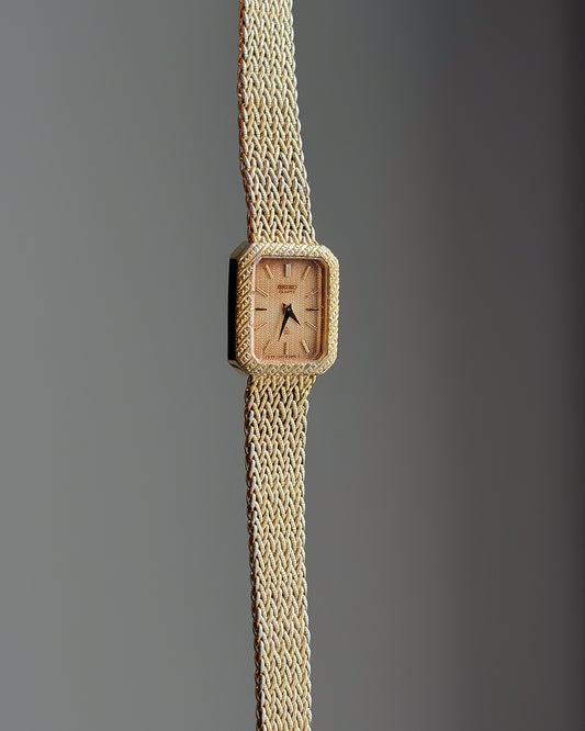 Collector's Pick: One-Of-A-Kind Patina Dial Seiko Tank Watch