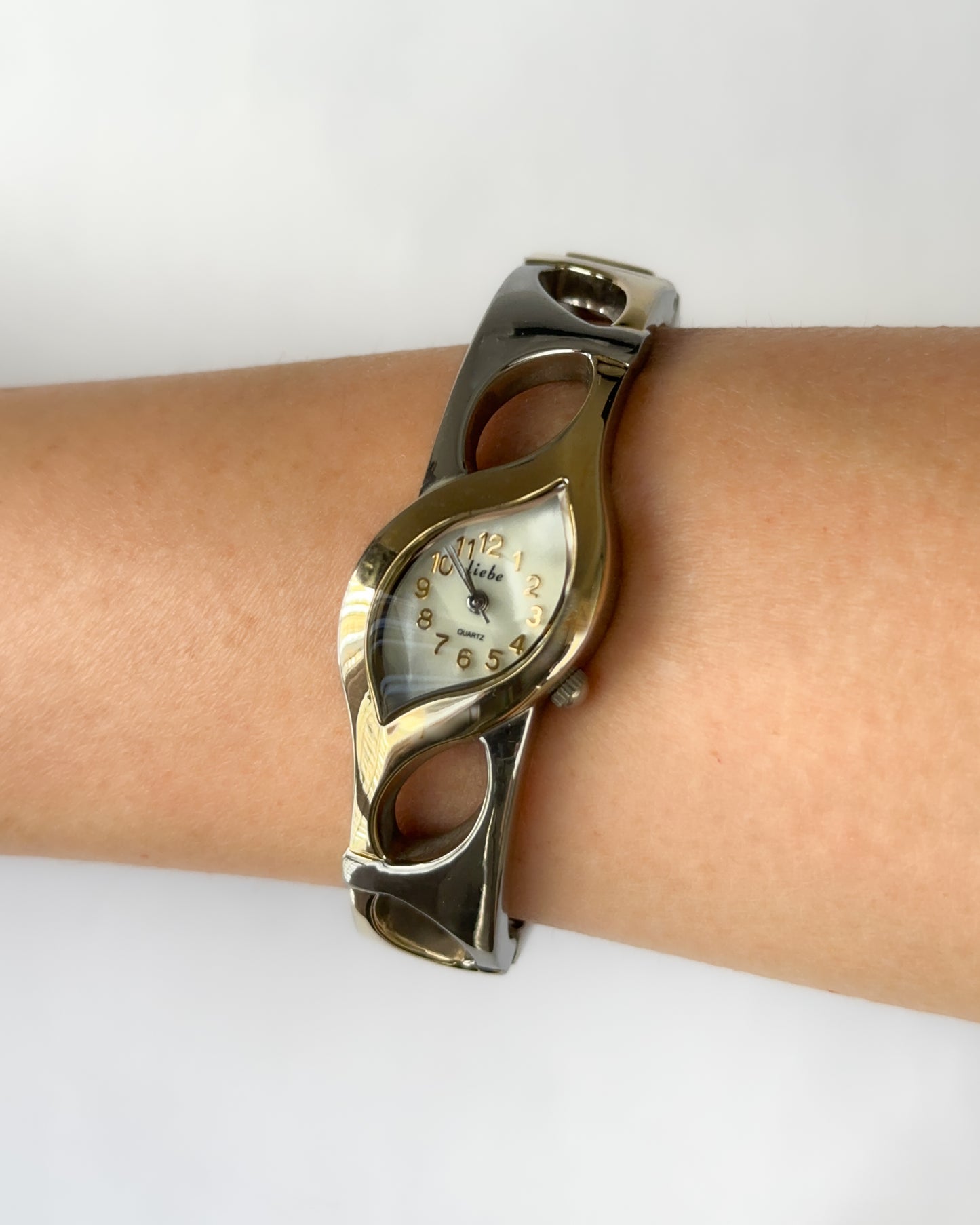 Liebe Asymmetrical Bangle Watch