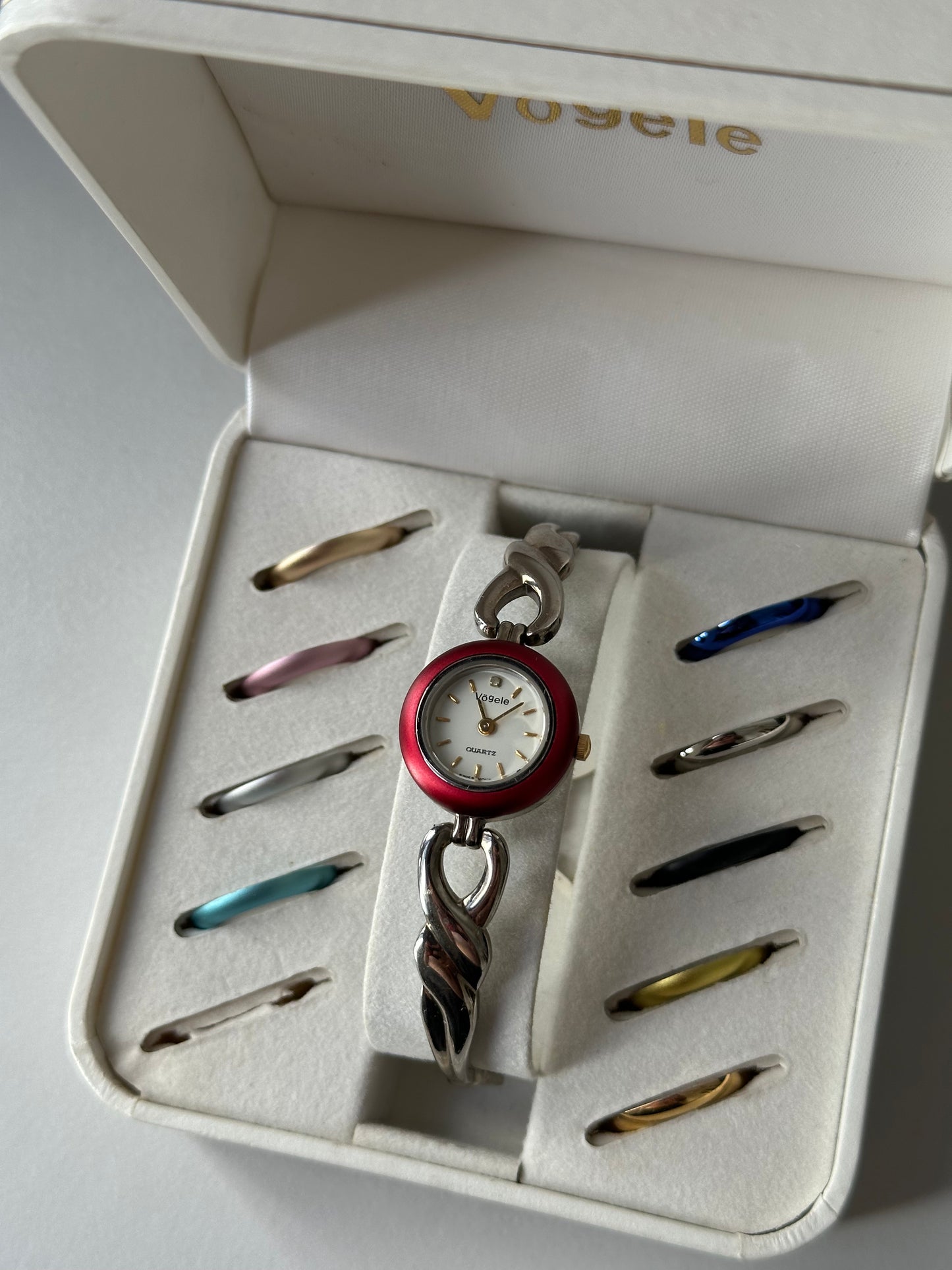 90s Interchangeable Bezel Vintage Watch Set