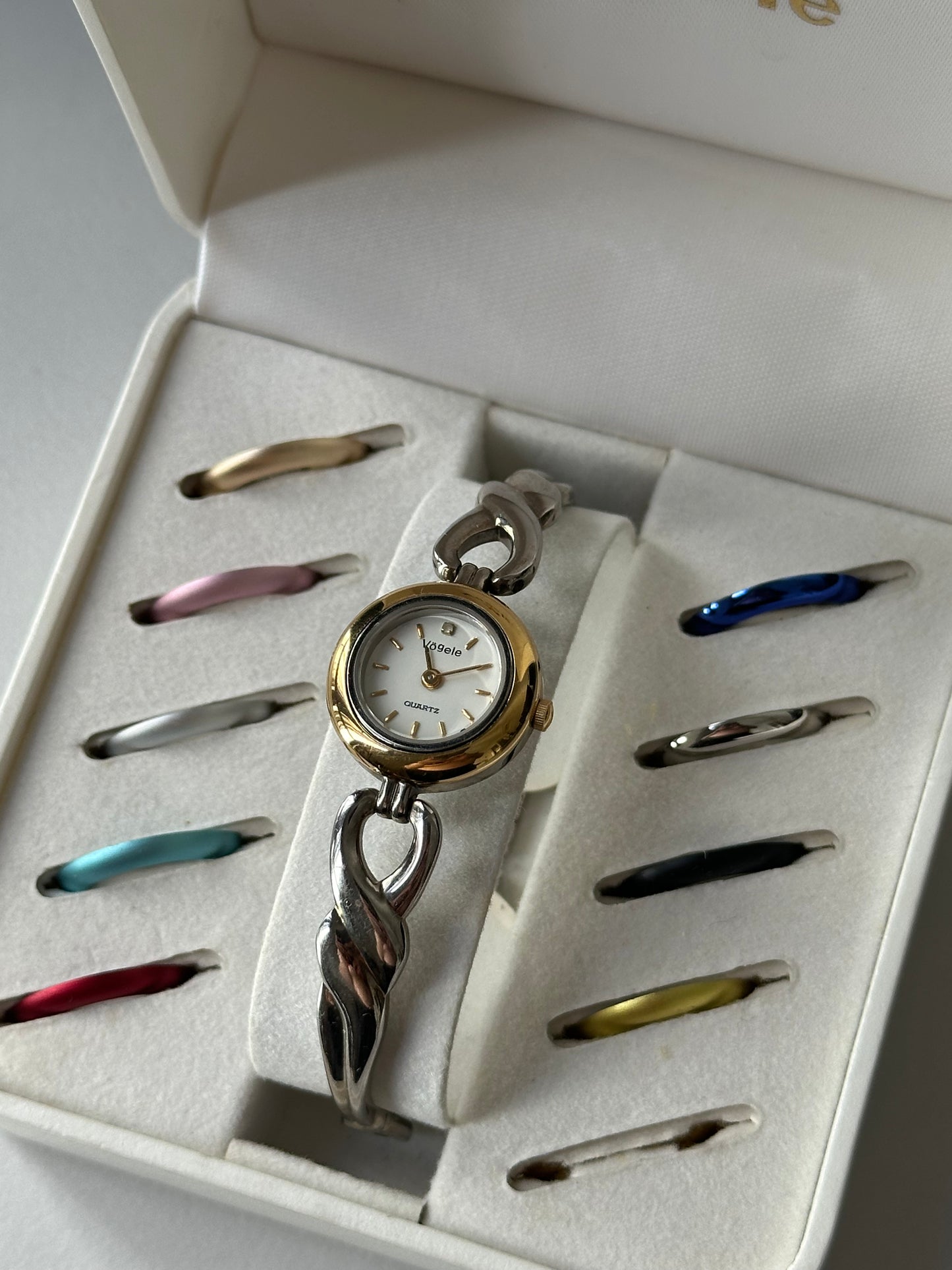 90s Interchangeable Bezel Vintage Watch Set