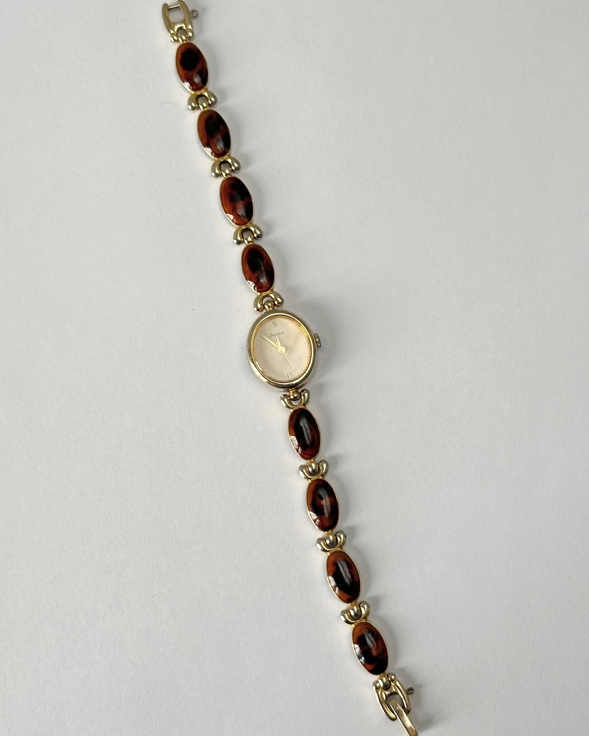 Orient vintage dainty Tortoiseshell Bracelet Watch
