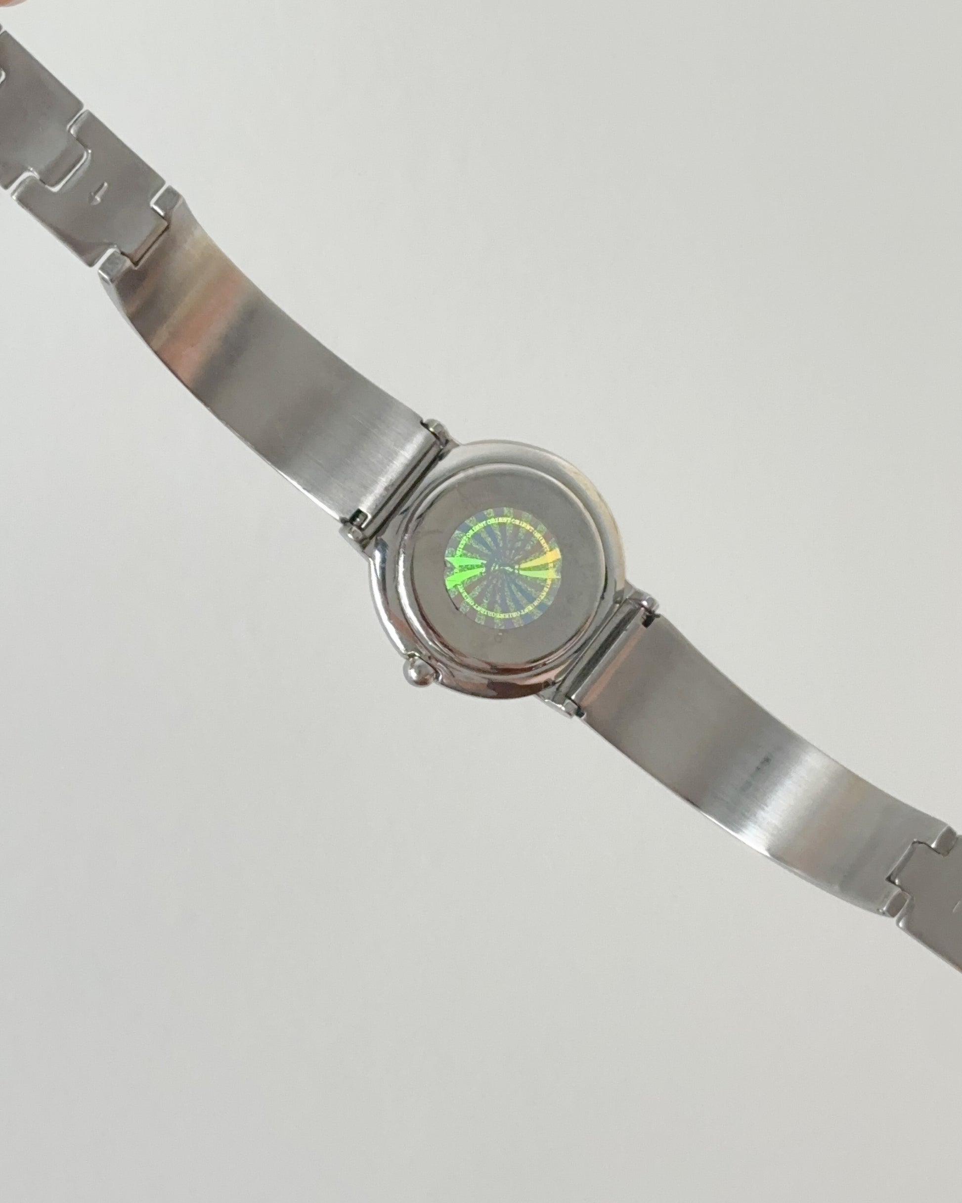 Orient watch back steel