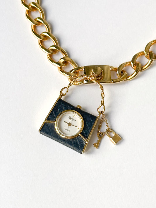 Rapport Rare Vintage Purse Charm Watch
