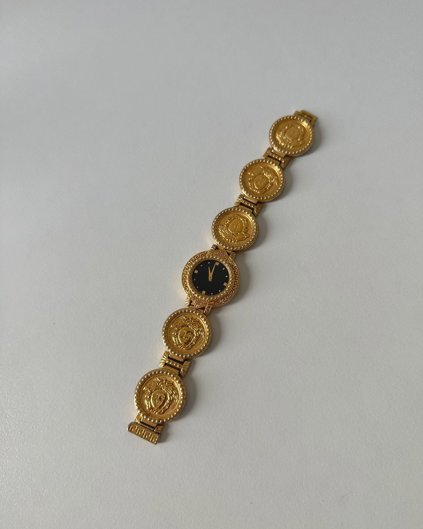 Vintage Versace Coin Watch Women