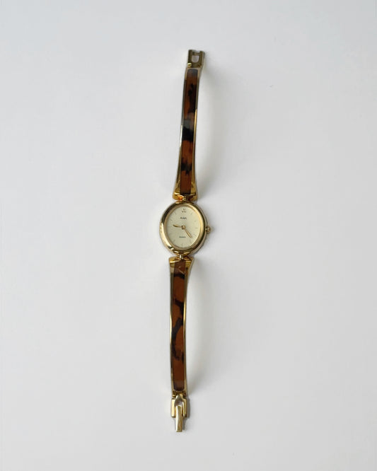 Vintage alba tortoiseshell watch