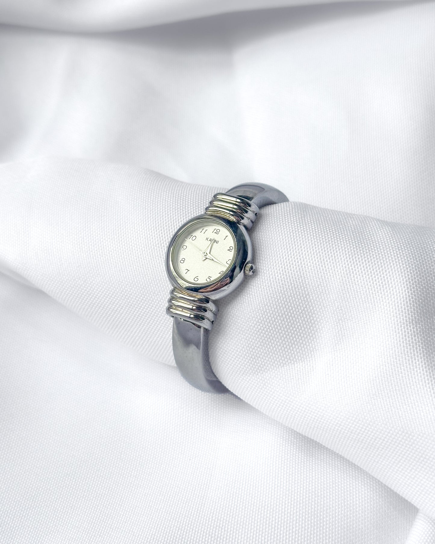Vintage bangle watch stainless steel