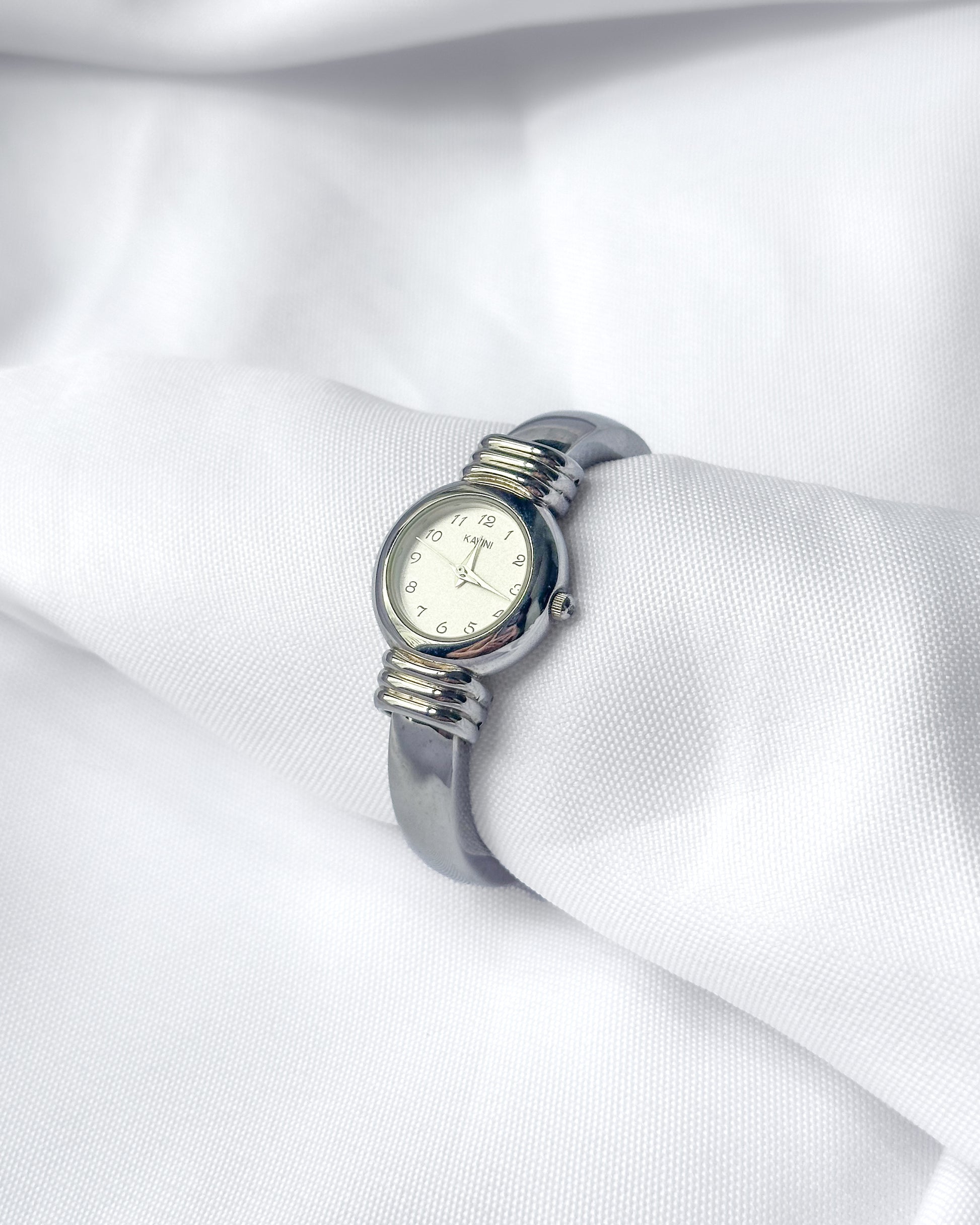 Vintage bangle watch stainless steel