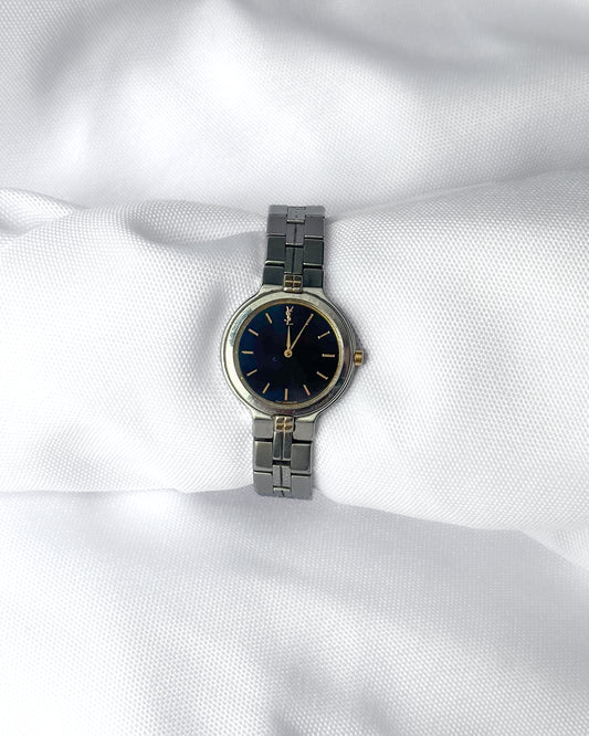 YSL Vintage black dial watch